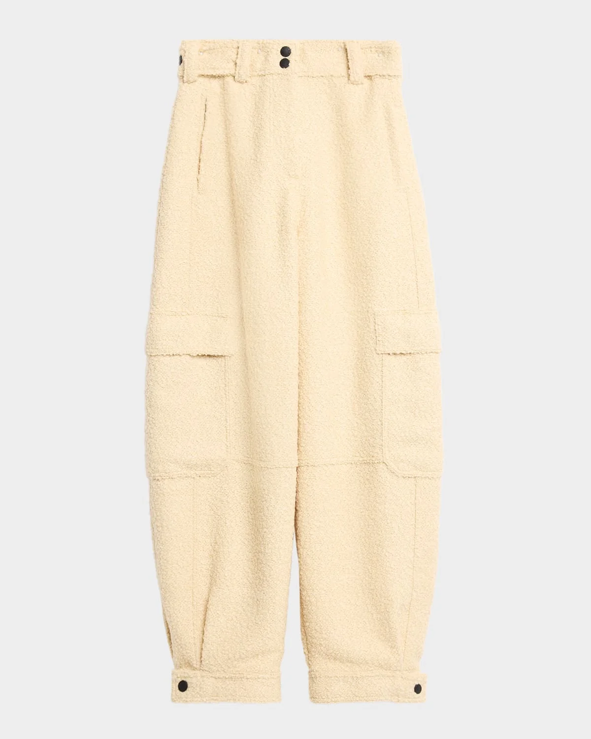 Wool Bouclé Trousers - 1