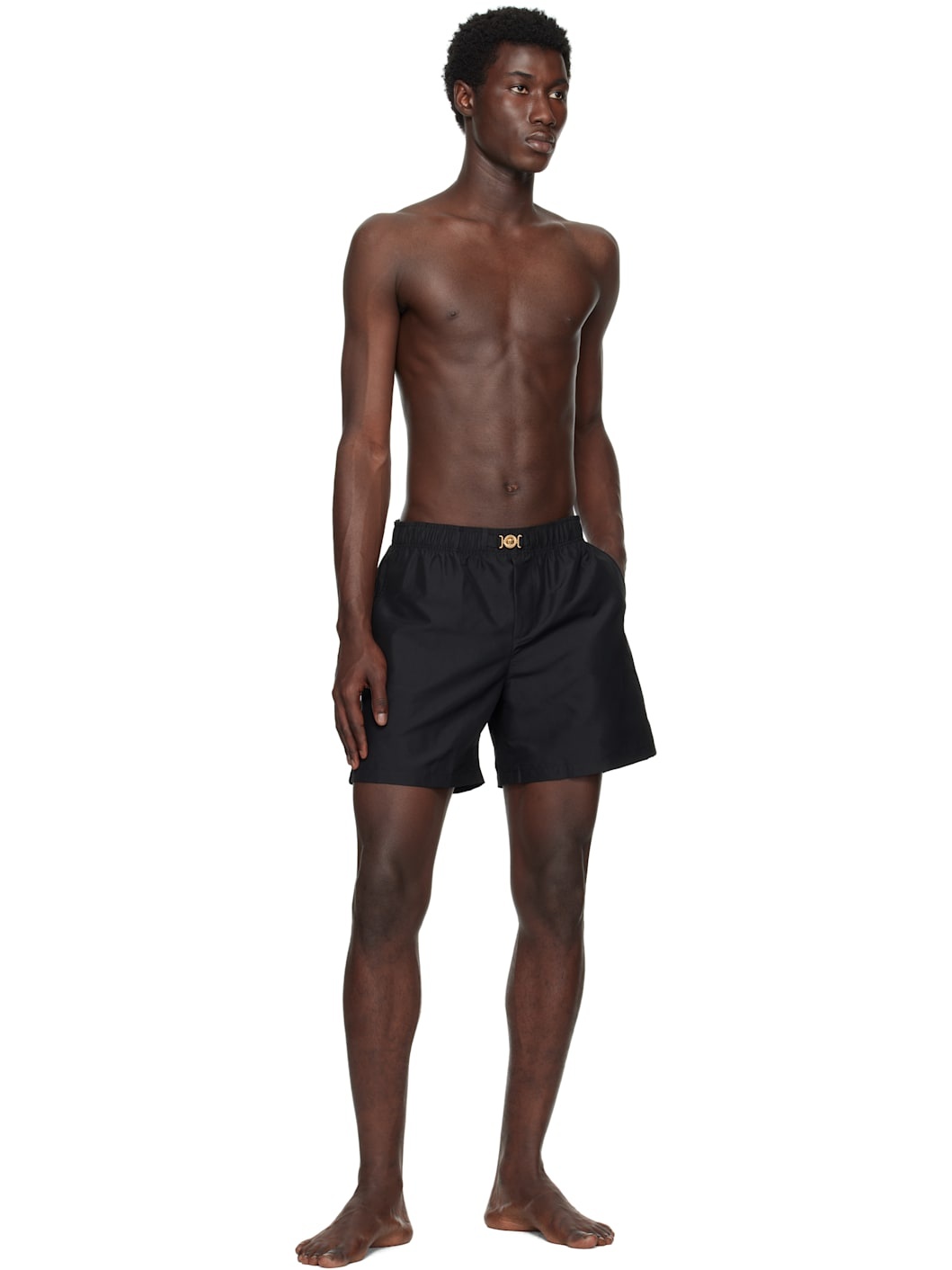 Black Medusa Biggie Swim Shorts - 4
