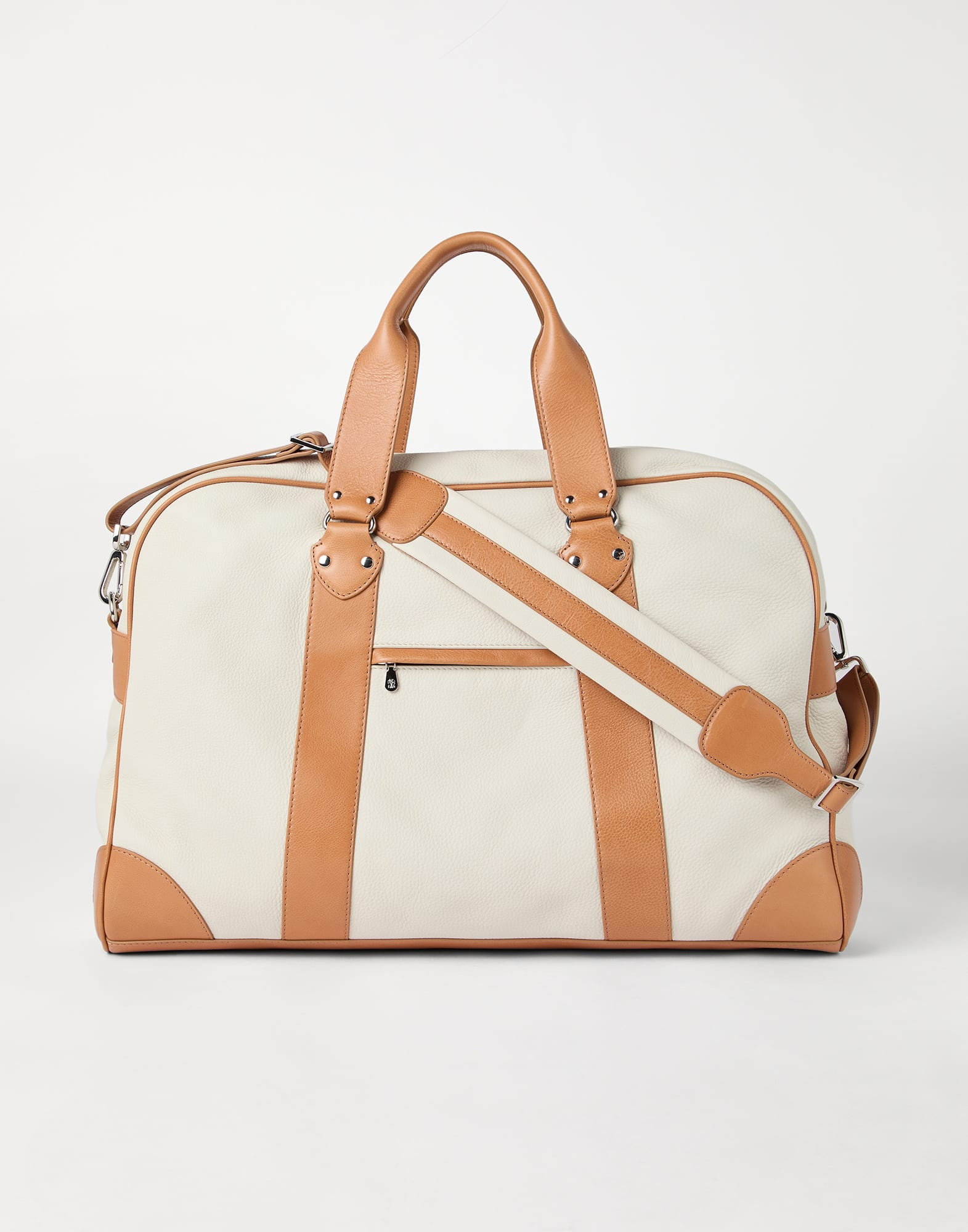 Grained calfskin and cowhide street bag - 2