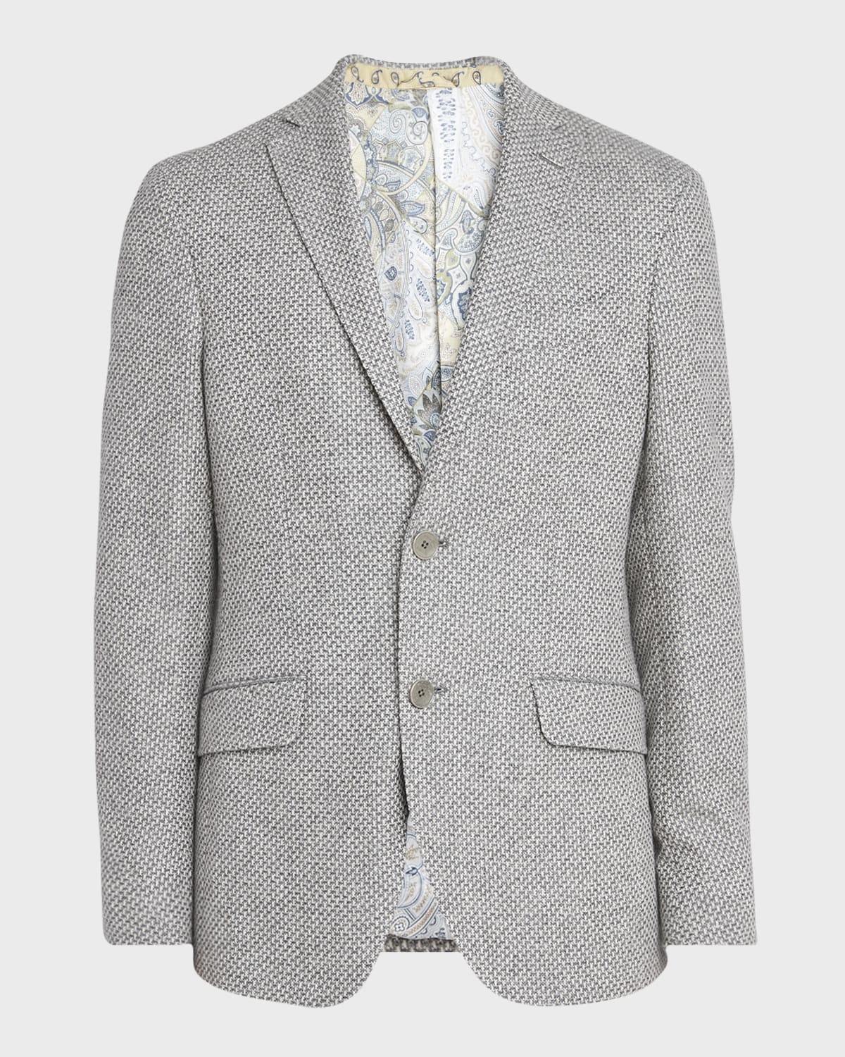 Men's Wool-Cashmere Single-Breasted Jacket - 1