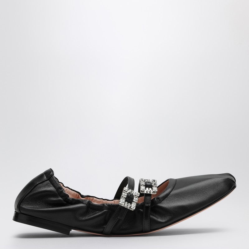 【関税&送料込】Roger Vivier Black Nappa Ballerina With Stra Roger Vivier Black Nappa Ballerina With Strap – LOZURI®