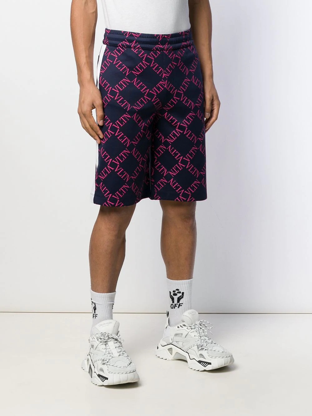 VLTN logo bermuda shorts - 3