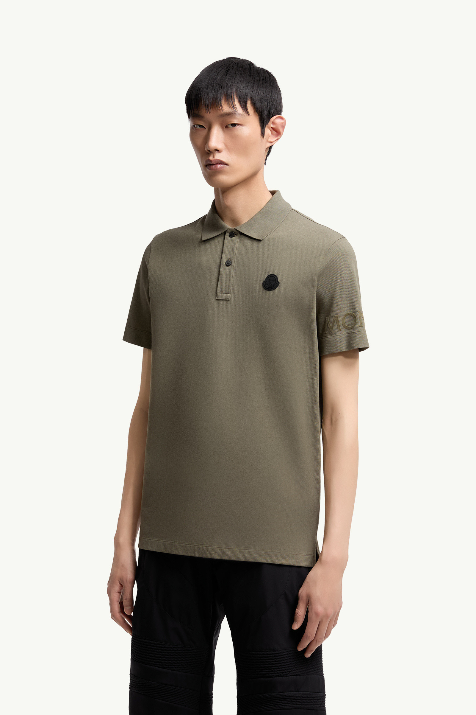 Logo Cotton Piquet Polo Shirt - 3