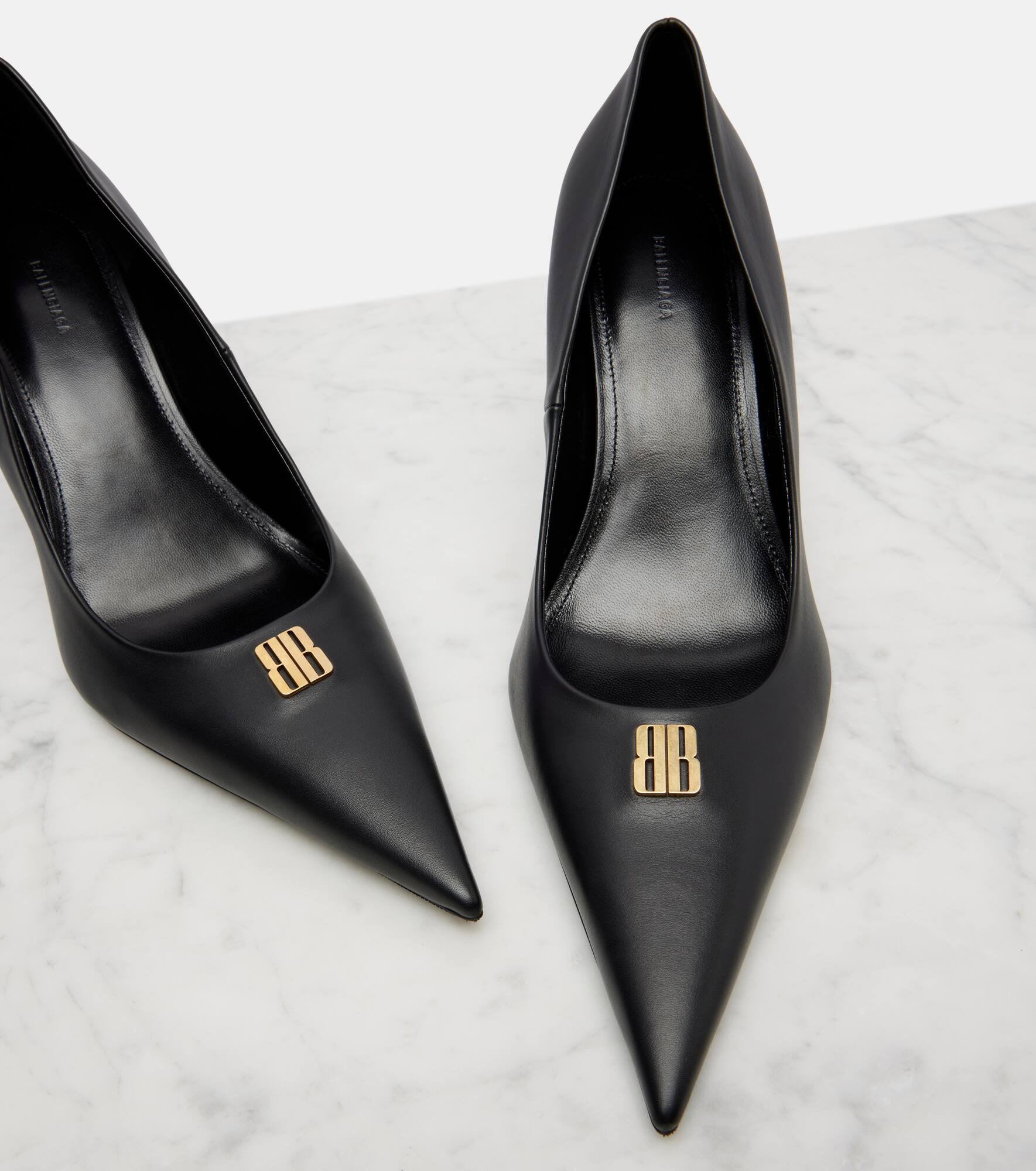 Avenue BB Editor 90 leather pumps - 5