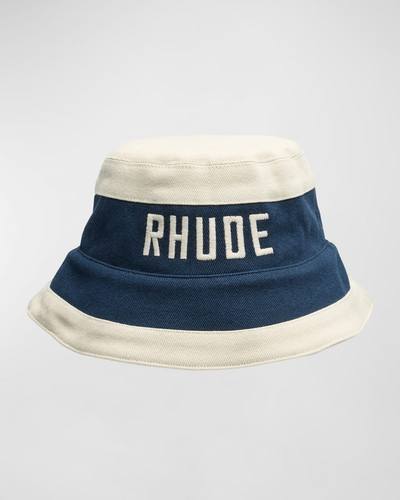 Rhude Men's East Hampton Embroidered Bucket Hat outlook