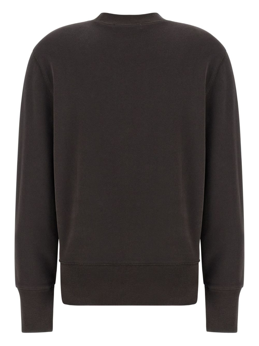 crew-neck cuffed-sleeve sweatshirt - 2