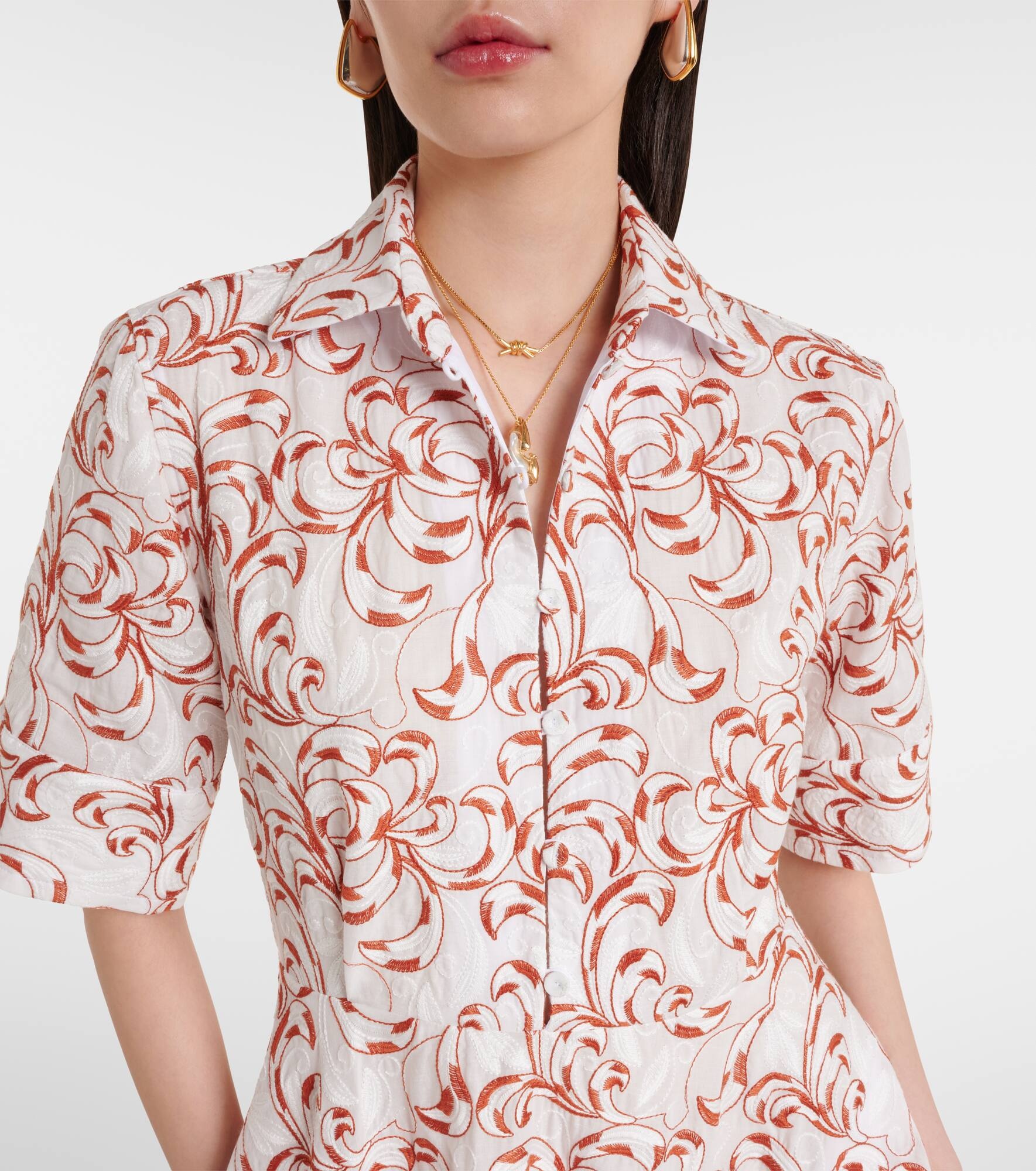 San Pietro printed shirt dress - 4