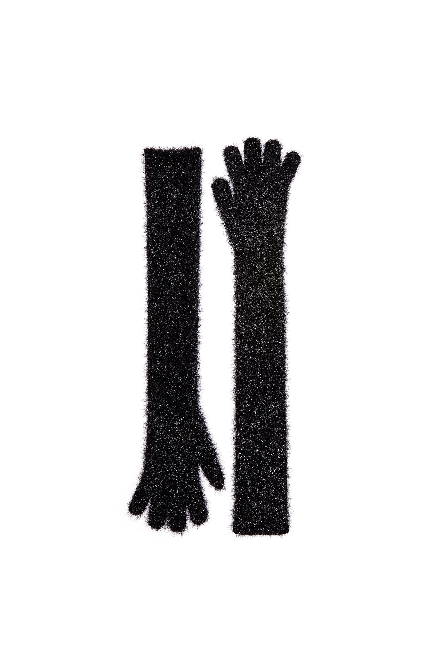 Knitted gloves in viscose - 1