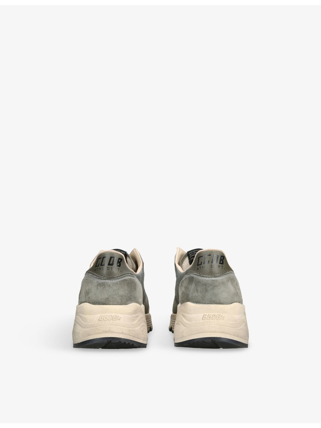 Men’s Running Sole Nylon and Suede Low-Top Trainers - 4