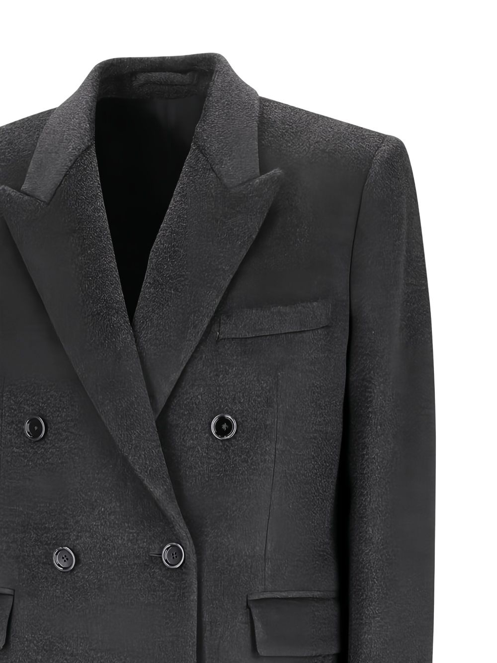double-breasted wool coat - 3