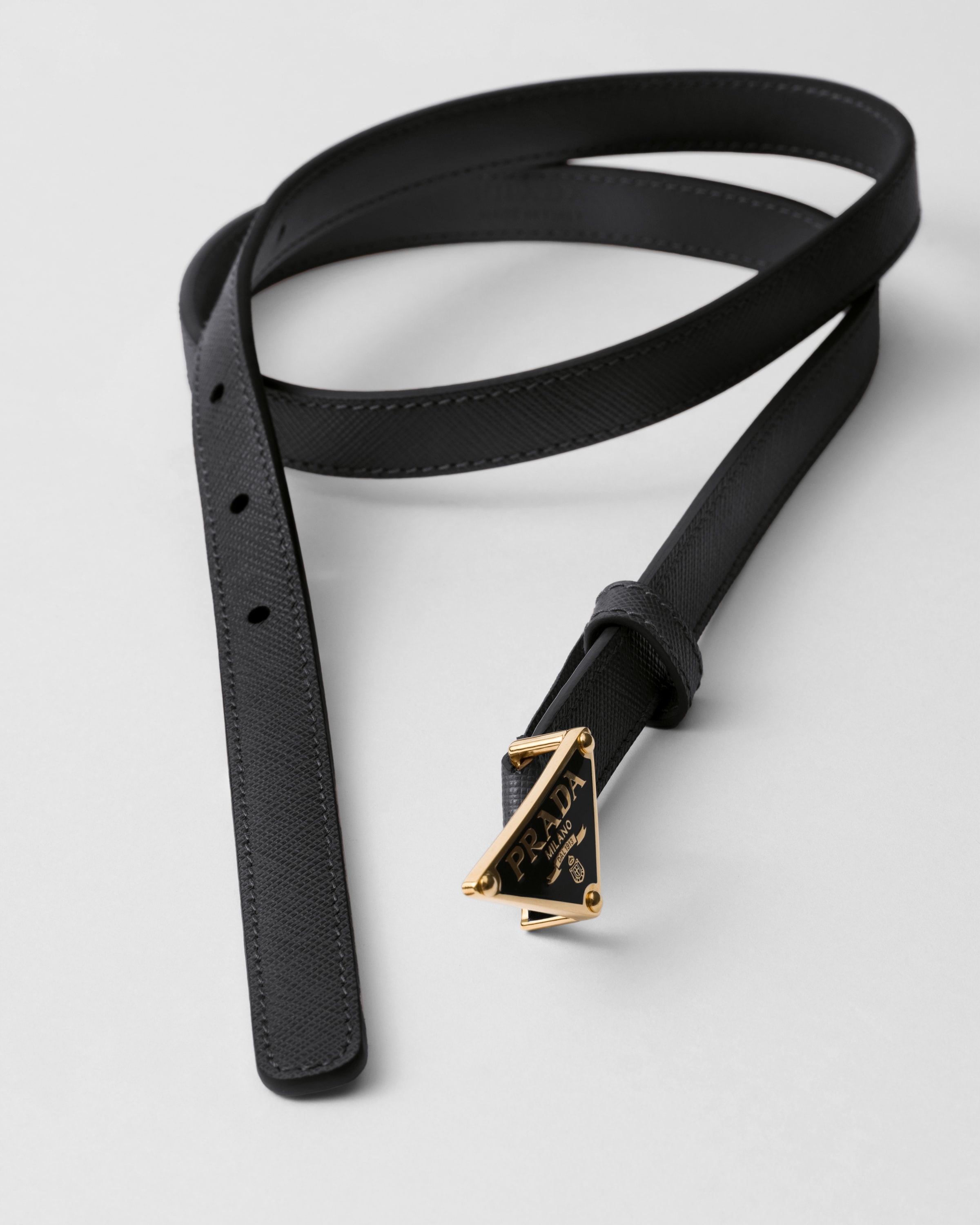 Saffiano leather belt - 2