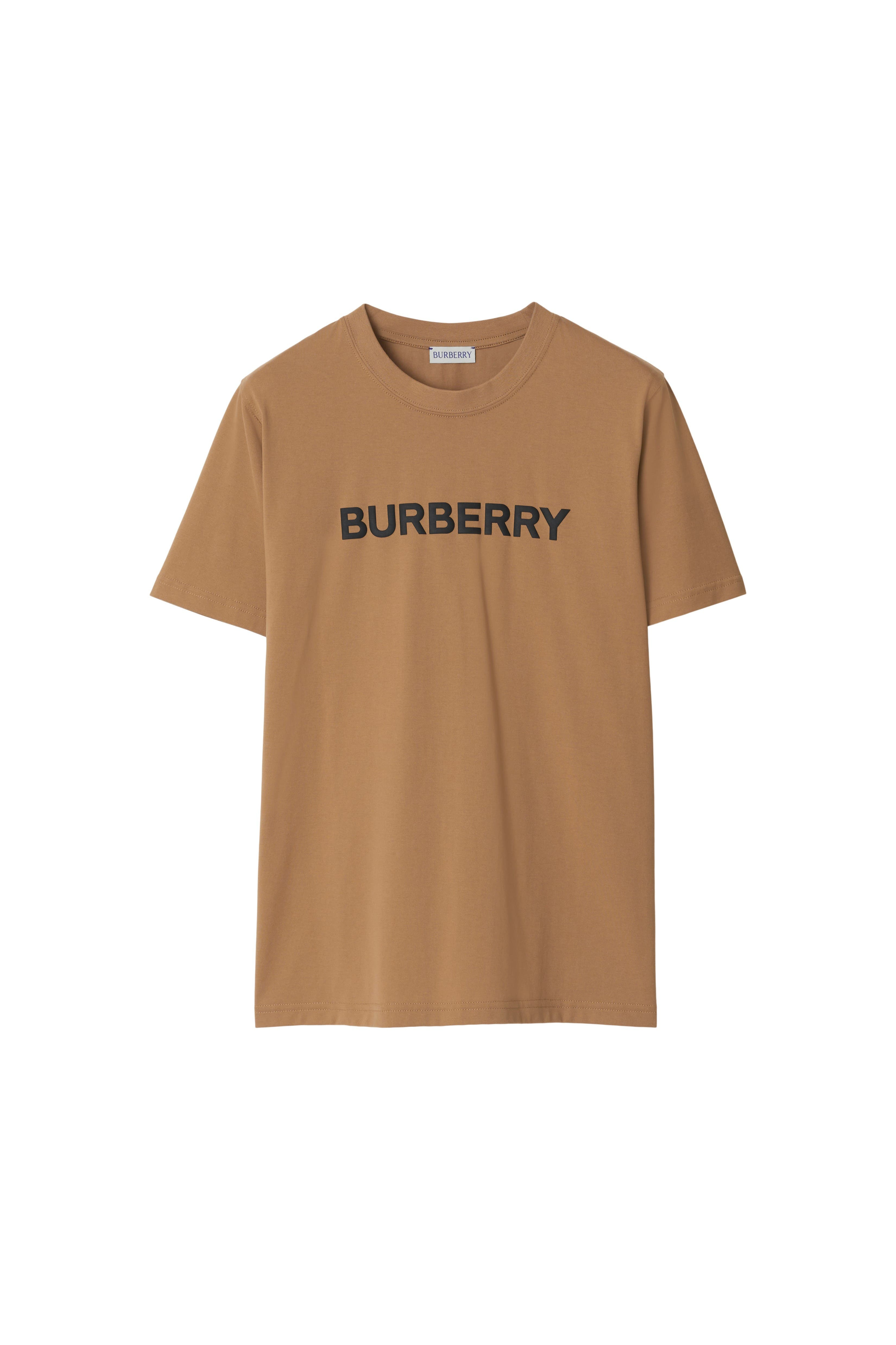 burberry Logo Cotton T-shirt in Camel at Nordstrom - 2