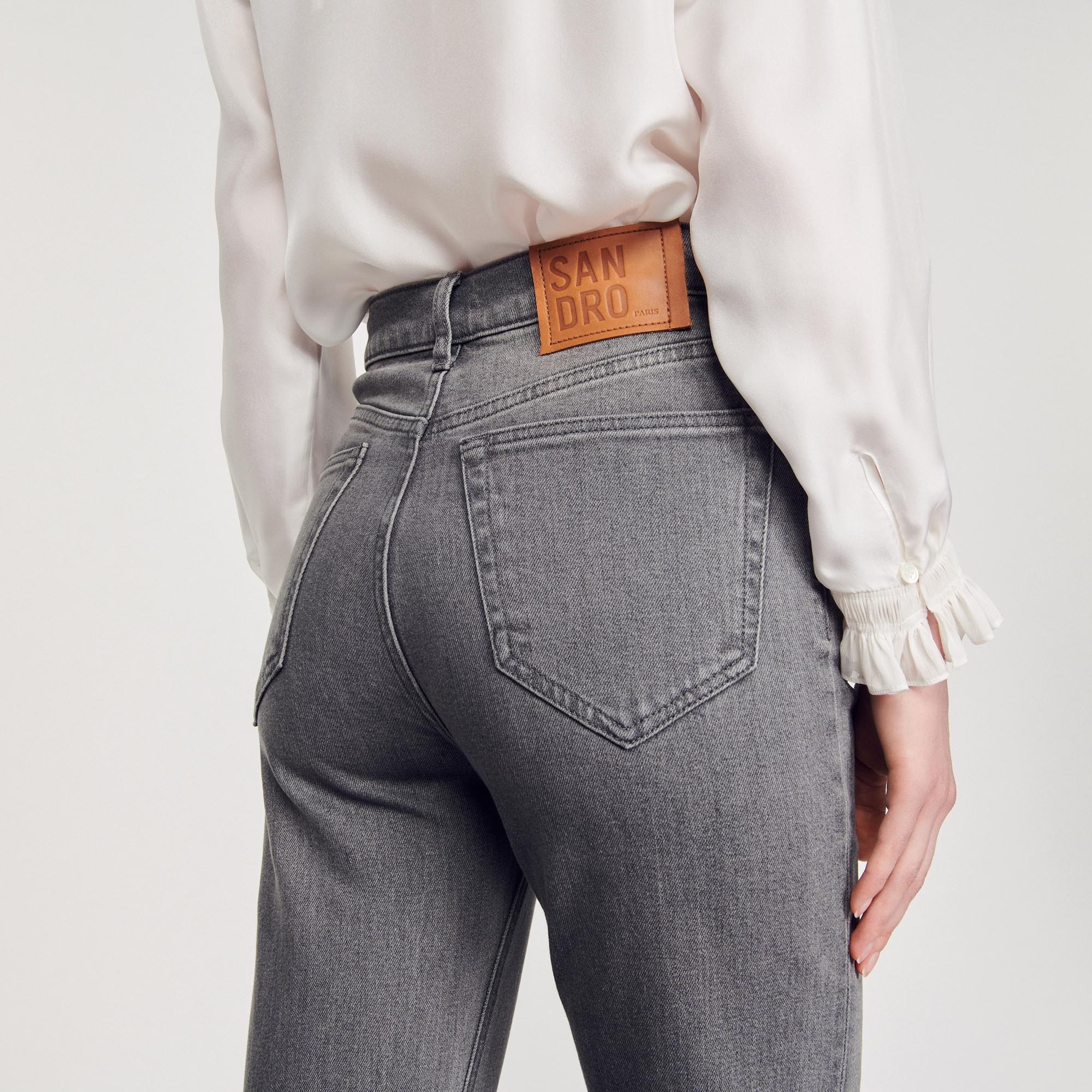 Straight leg stretch jeans - 4