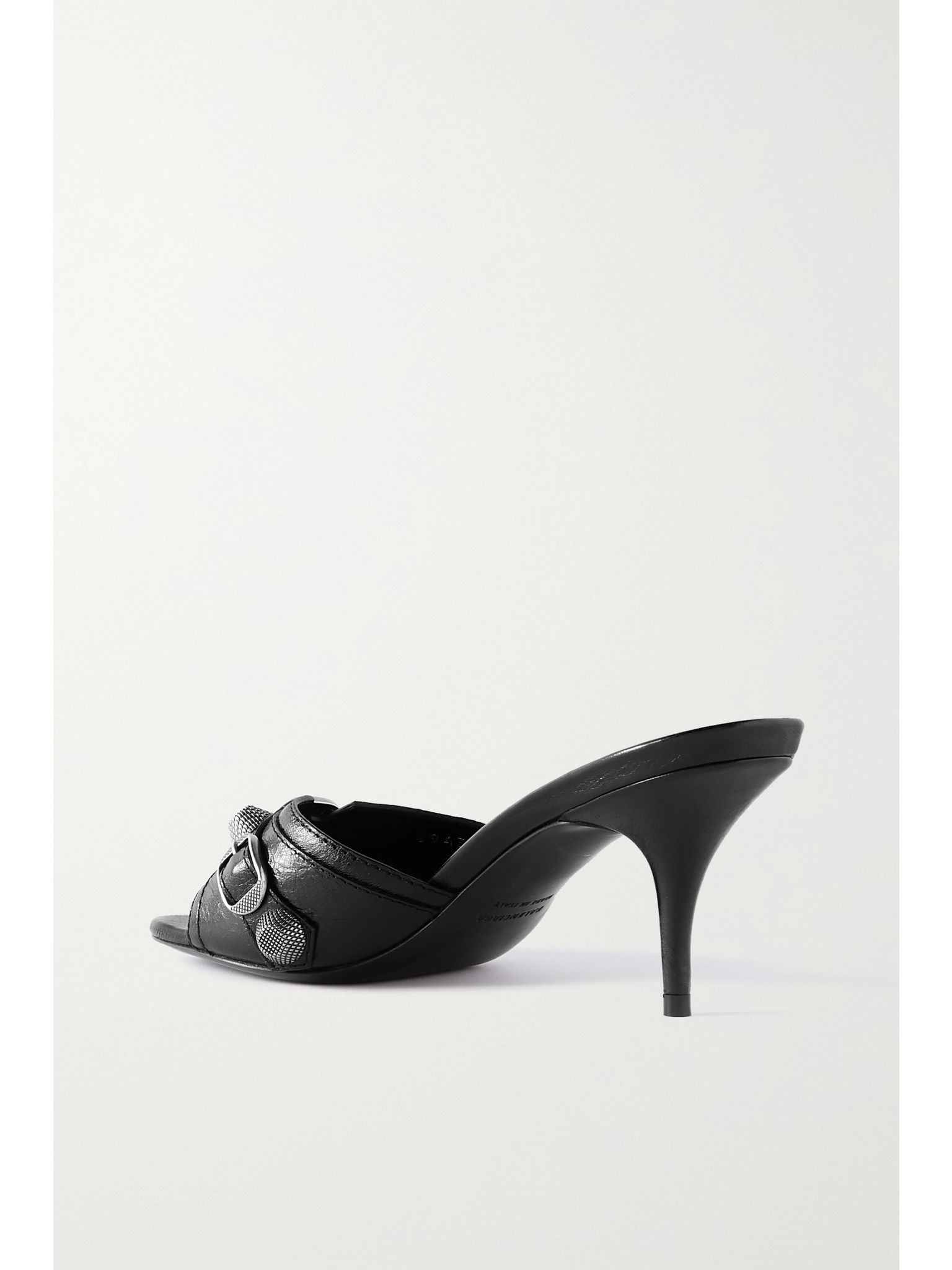Cagole studded leather mules Black - 3