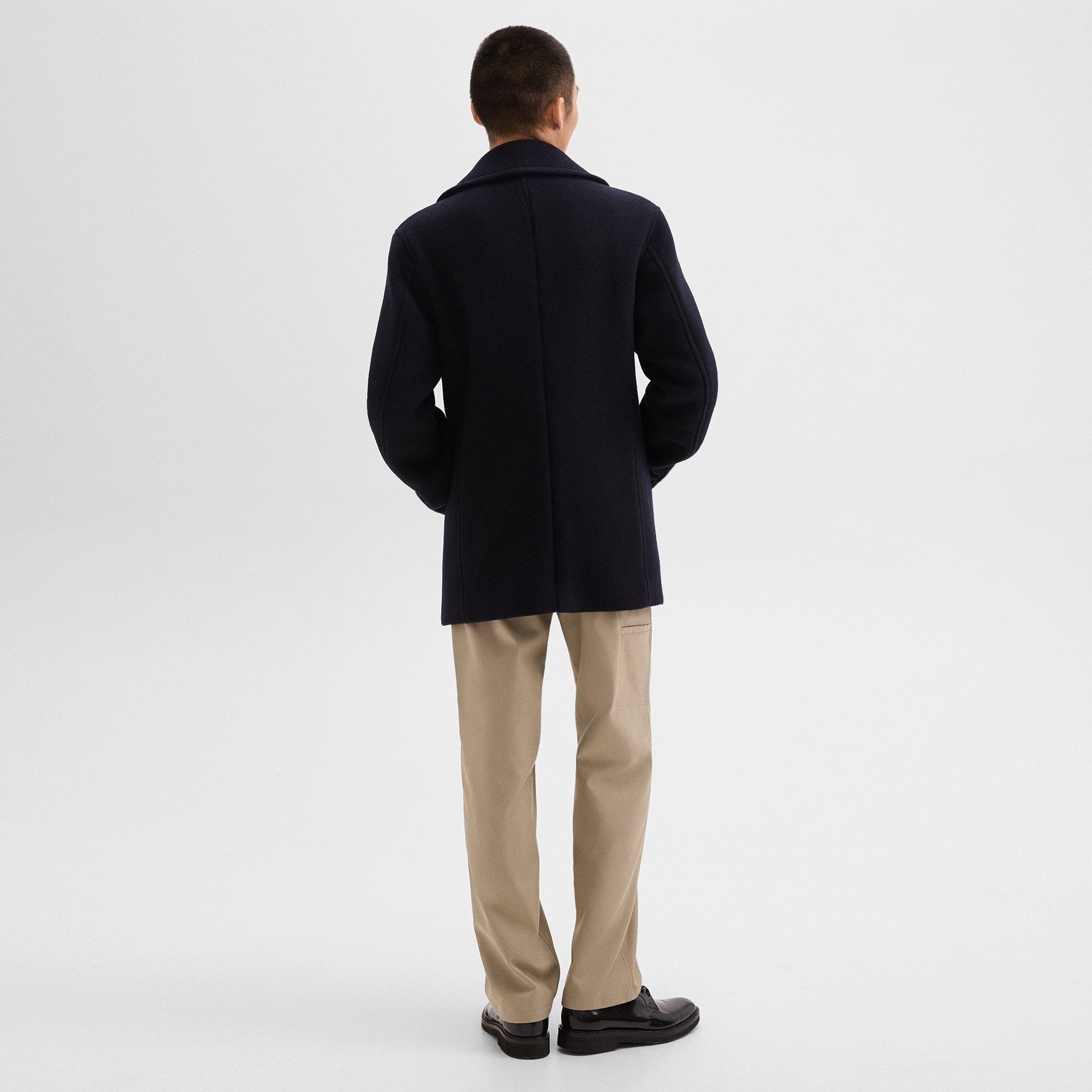 Peacoat in Recycled Wool - 4