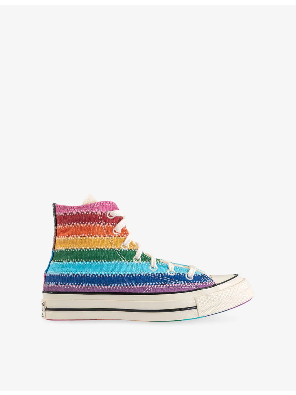 All Star Hi 70 Rainbow Canvas High-Top Trainers - 1