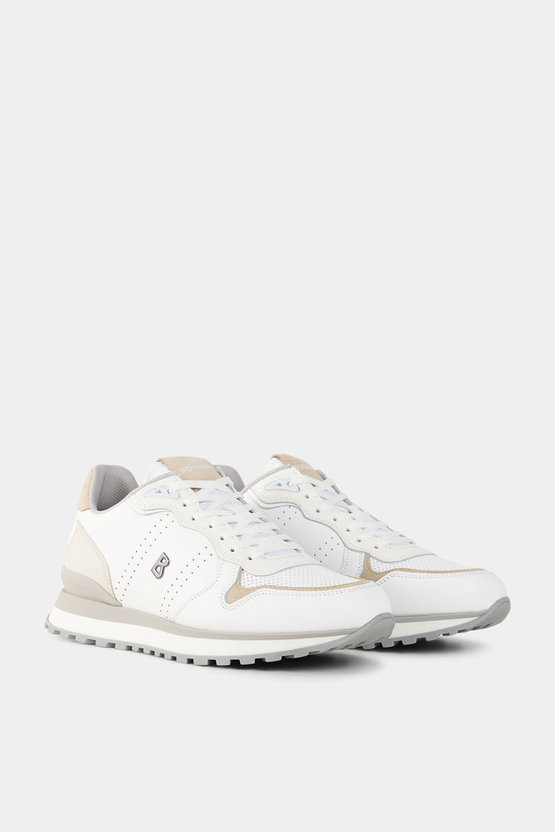 Sneaker Newport in White/beige 3