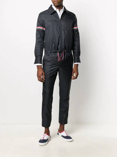 Thom Browne cropped side-tab track pants outlook