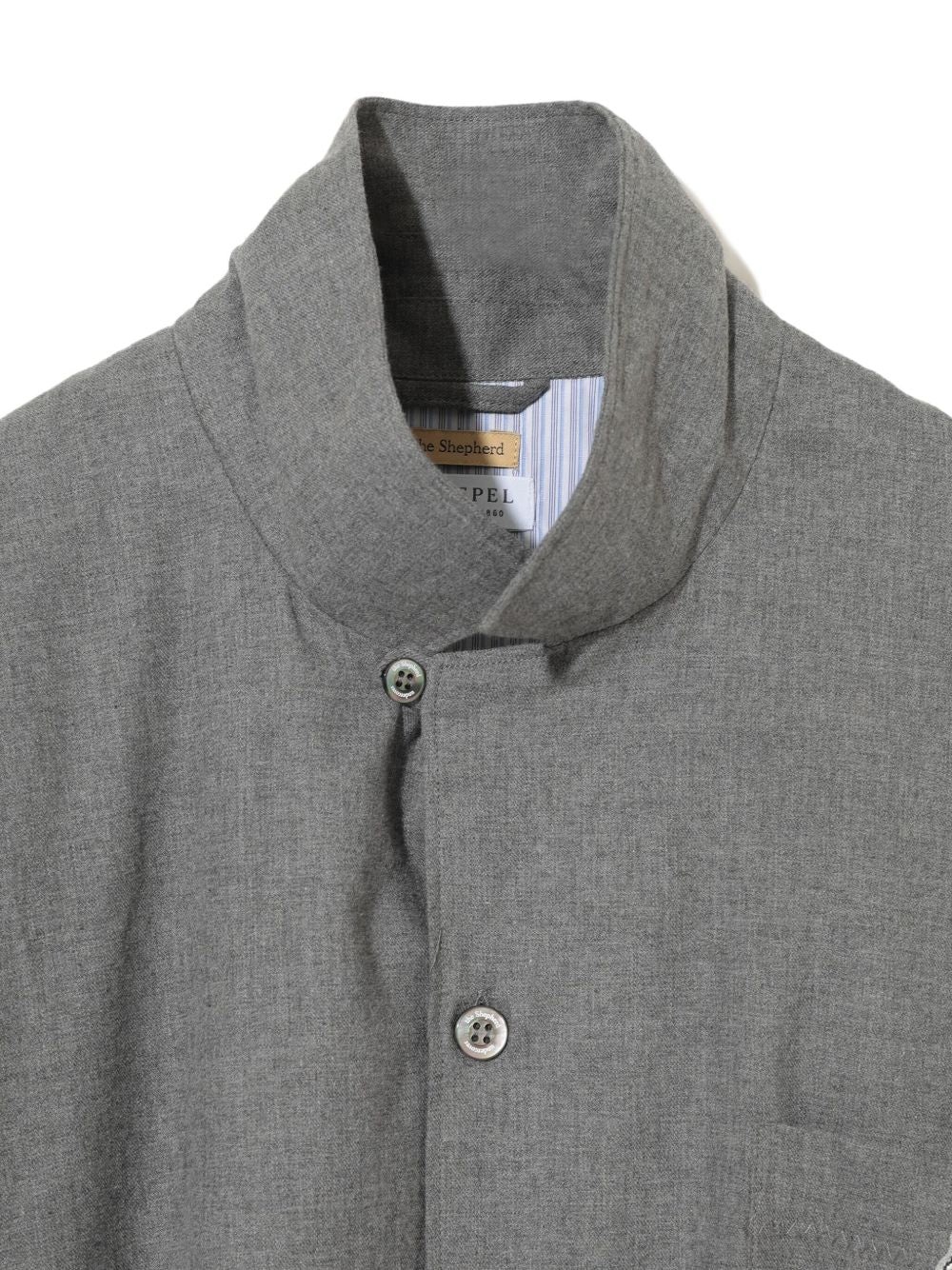 POCKET-DETAIL BUTTON-UP SHIRT - 4