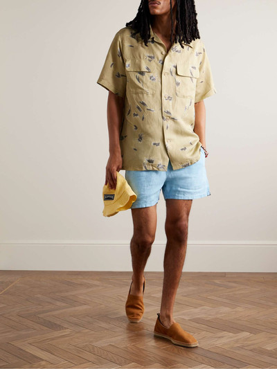 Vilebrequin Barry Slim-Fit Linen Drawstring Shorts outlook