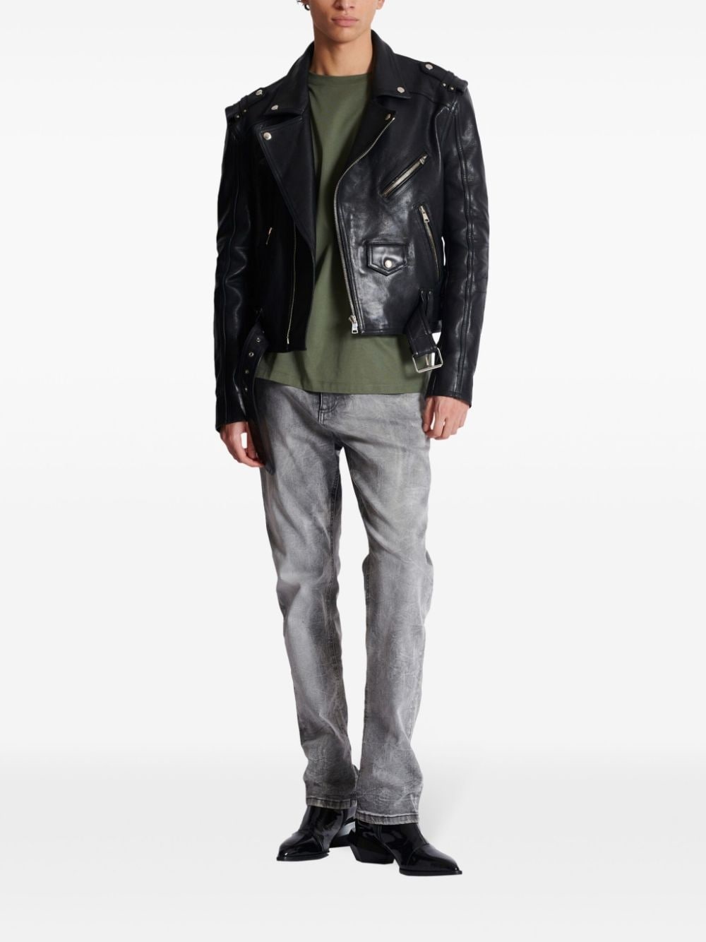 mid-rise straight-leg jeans - 2