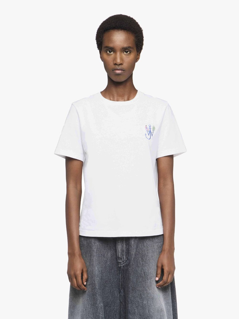PRINTED T-SHIRT WITH ANCHOR EMBROIDERY 3