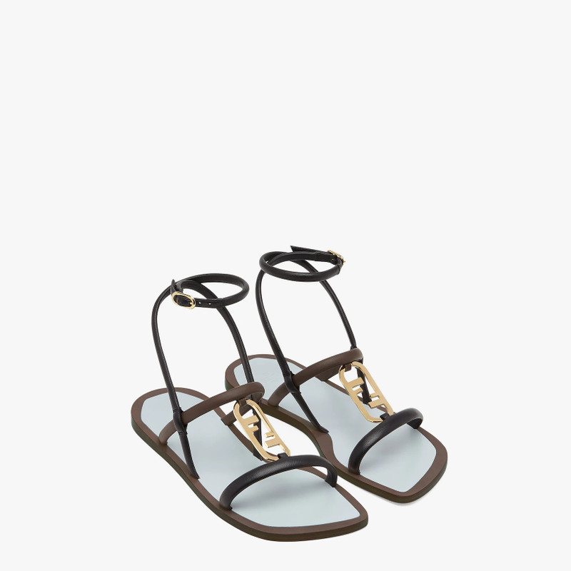 Multicolor nappa leather sandals 1