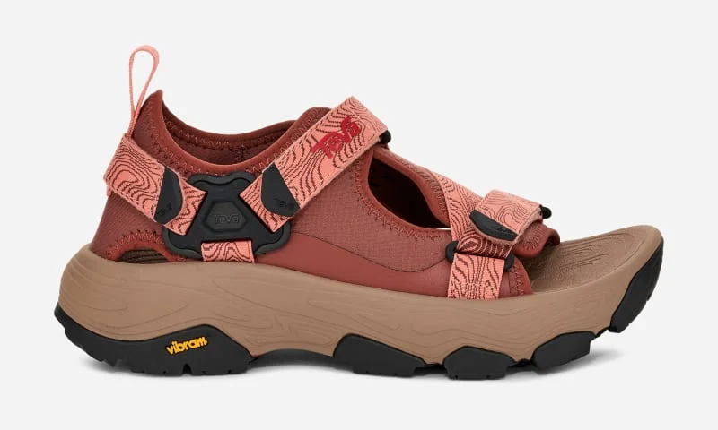 Women's Grandview Max Hiking Sandal in Mahogony/Blooming Dahlia - 1