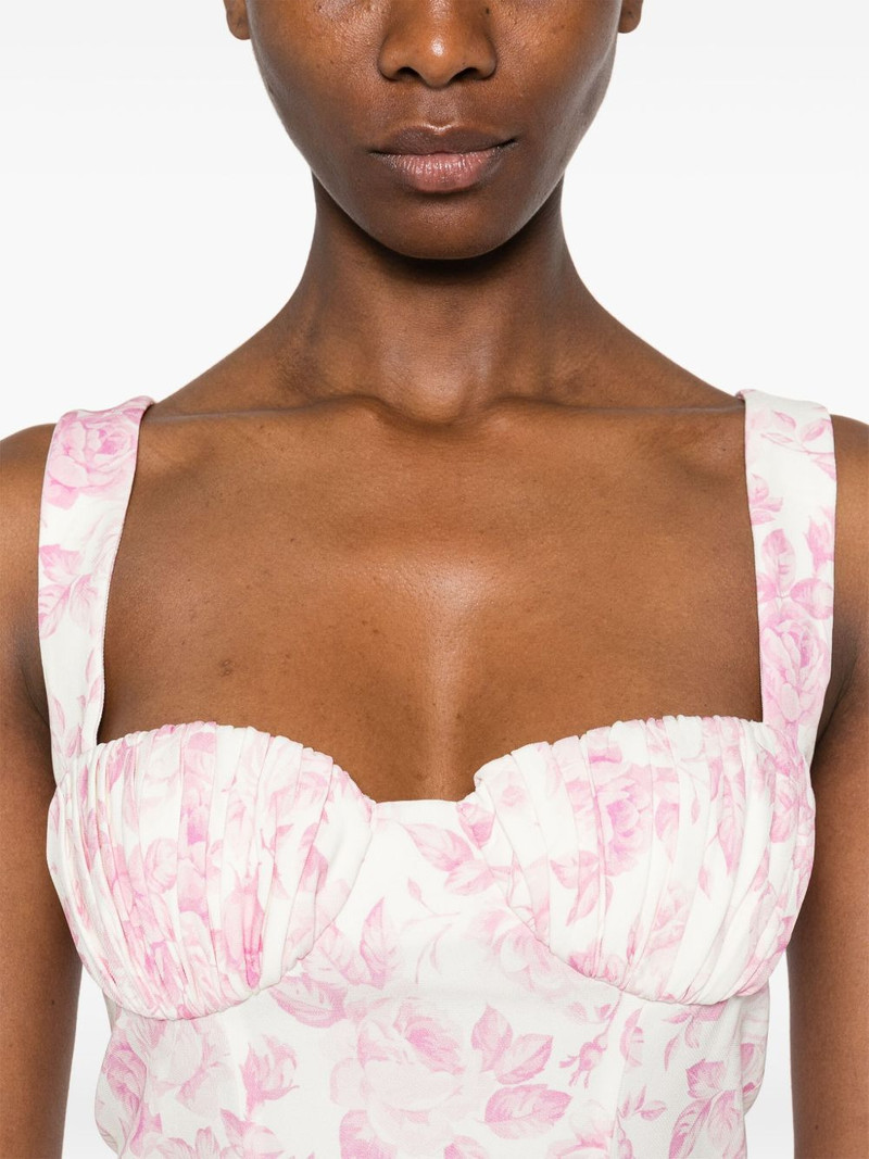 rose-print maxi dress 5