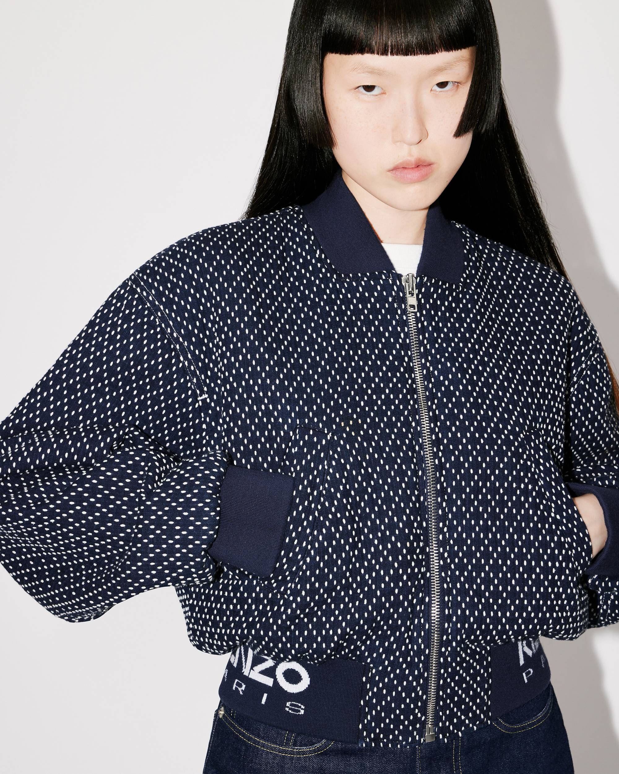 'KENZO Sashiko Stitch' bomber jacket - 7