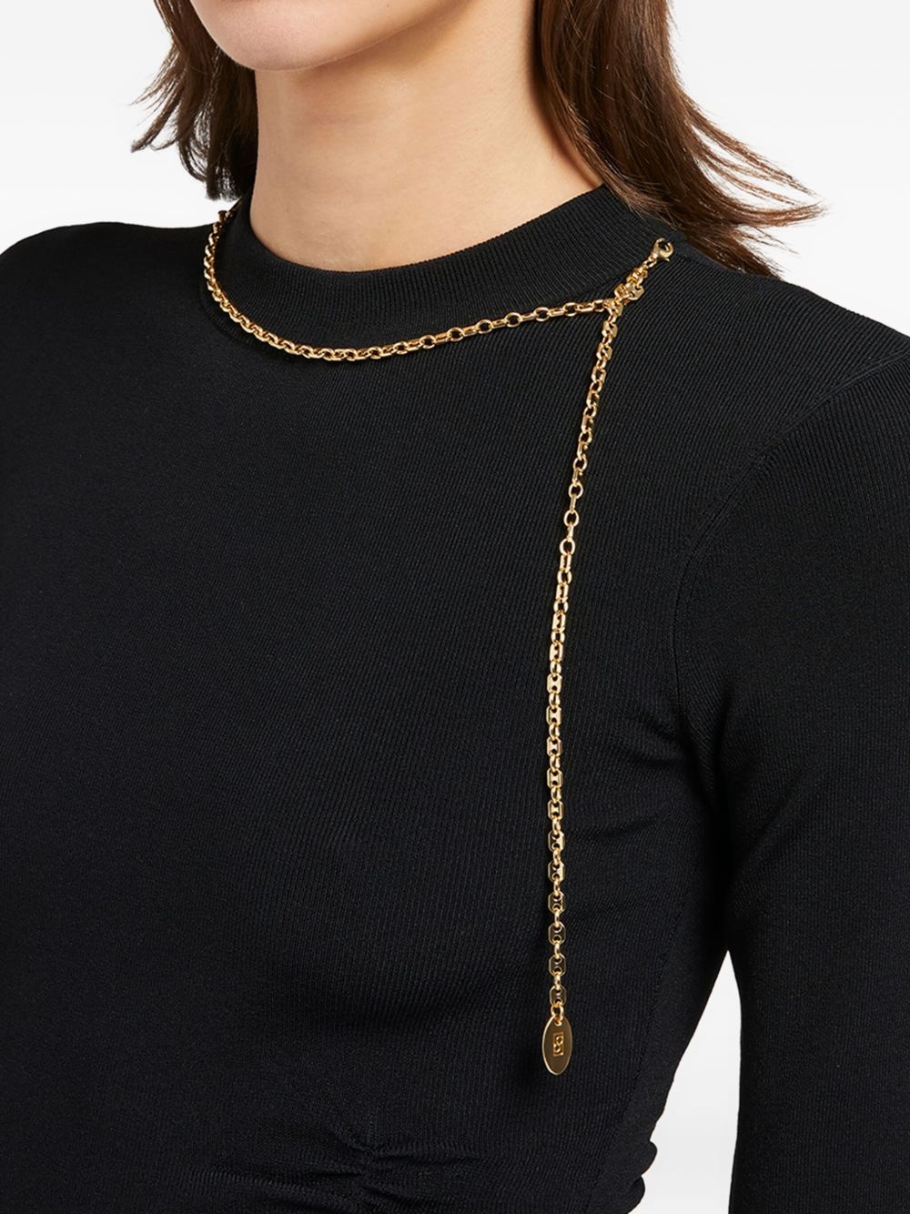 chain-embellished top - 4