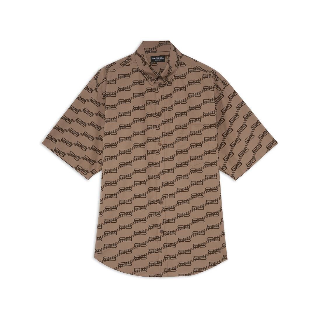 bb monogram short sleeve shirt large fit - 1