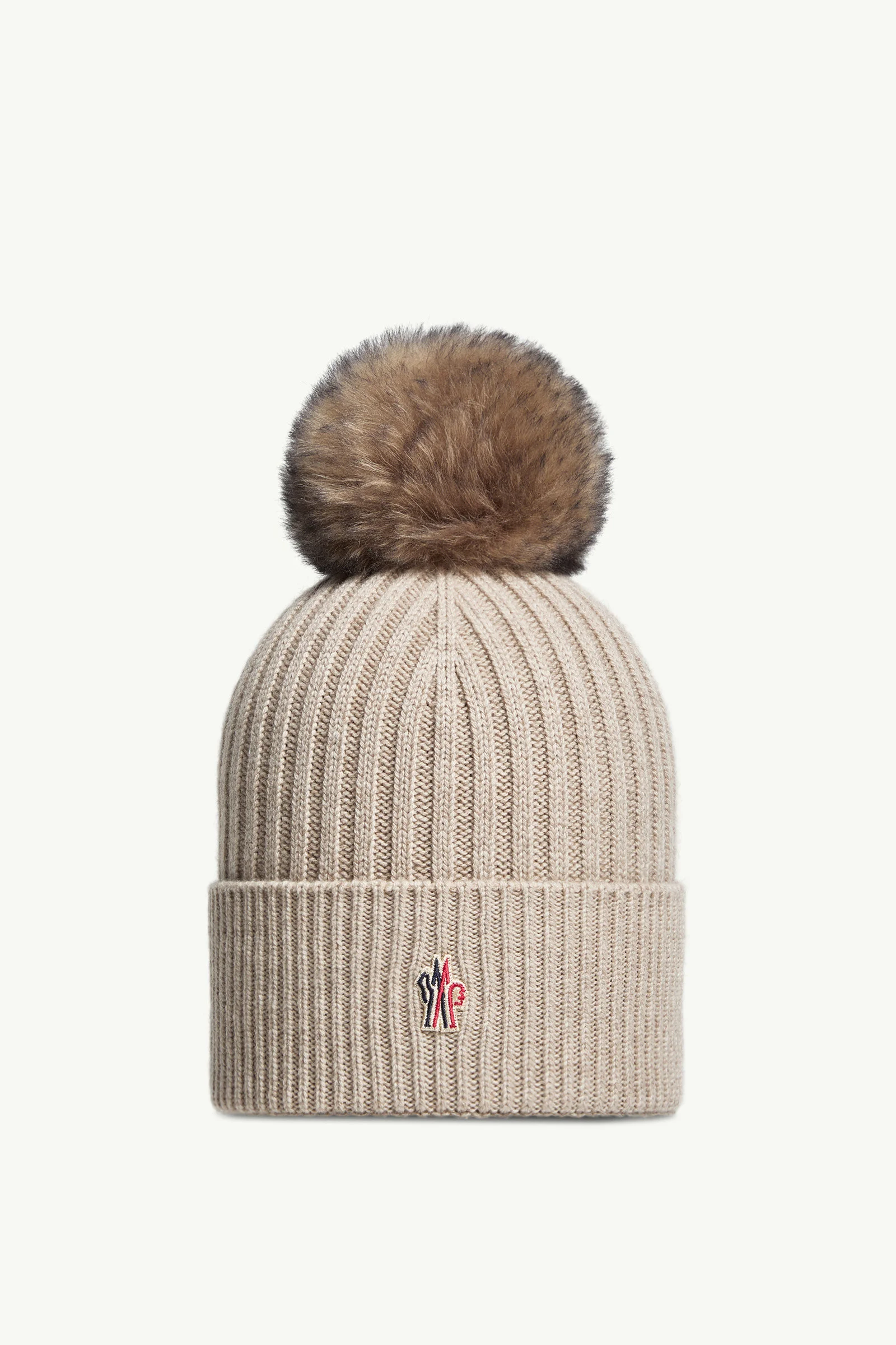 Cashmere Beanie with Pom Pom - 1