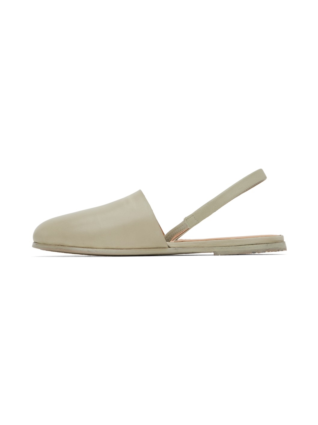 SSENSE Exclusive Green Marcella Slingback Slippers - 3