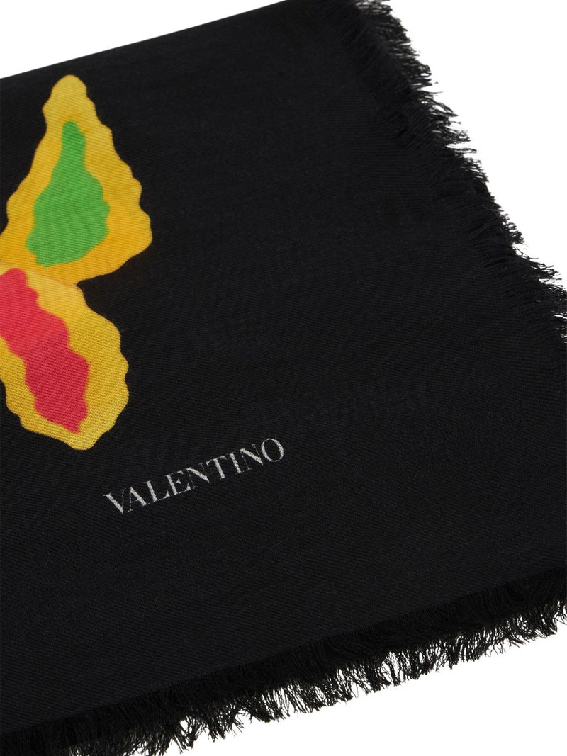 Valentino fringe-detail scarf outlook