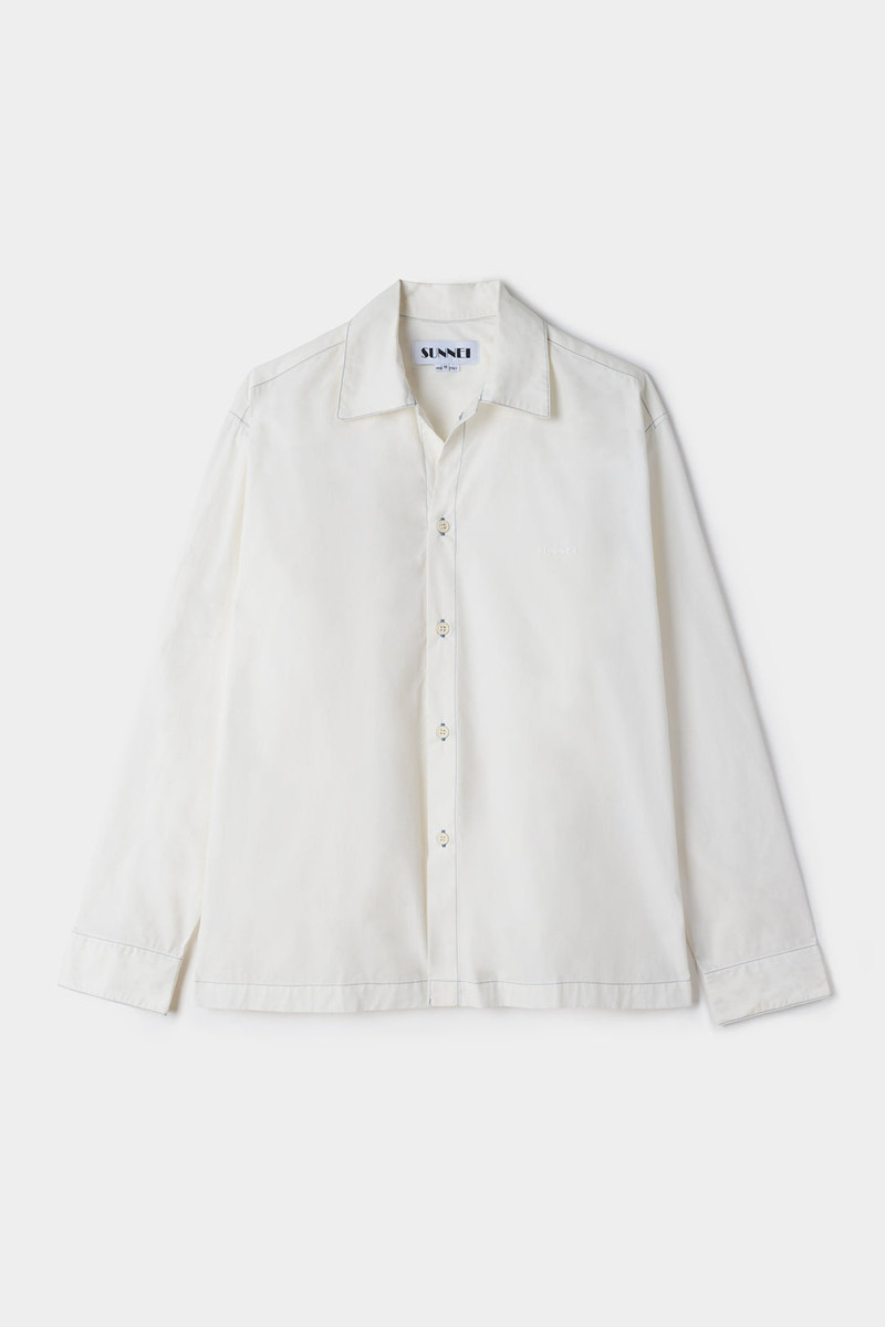 SUNNEI REGULAR SHIRT / white outlook