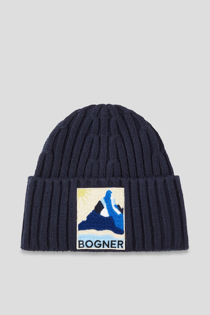 Bony Knitted hat in Navy blue - 1