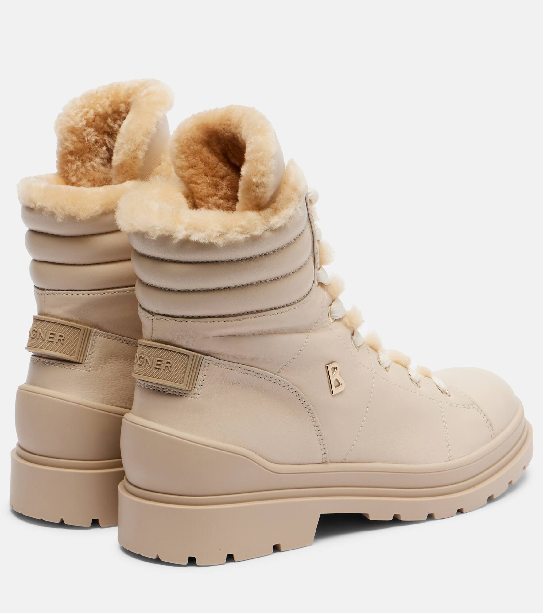St Moritz leather lace-up boots - 2