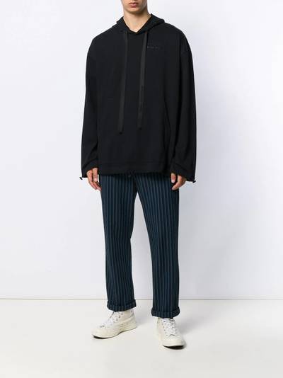 Maison Kitsuné embroidered logo hoodie outlook