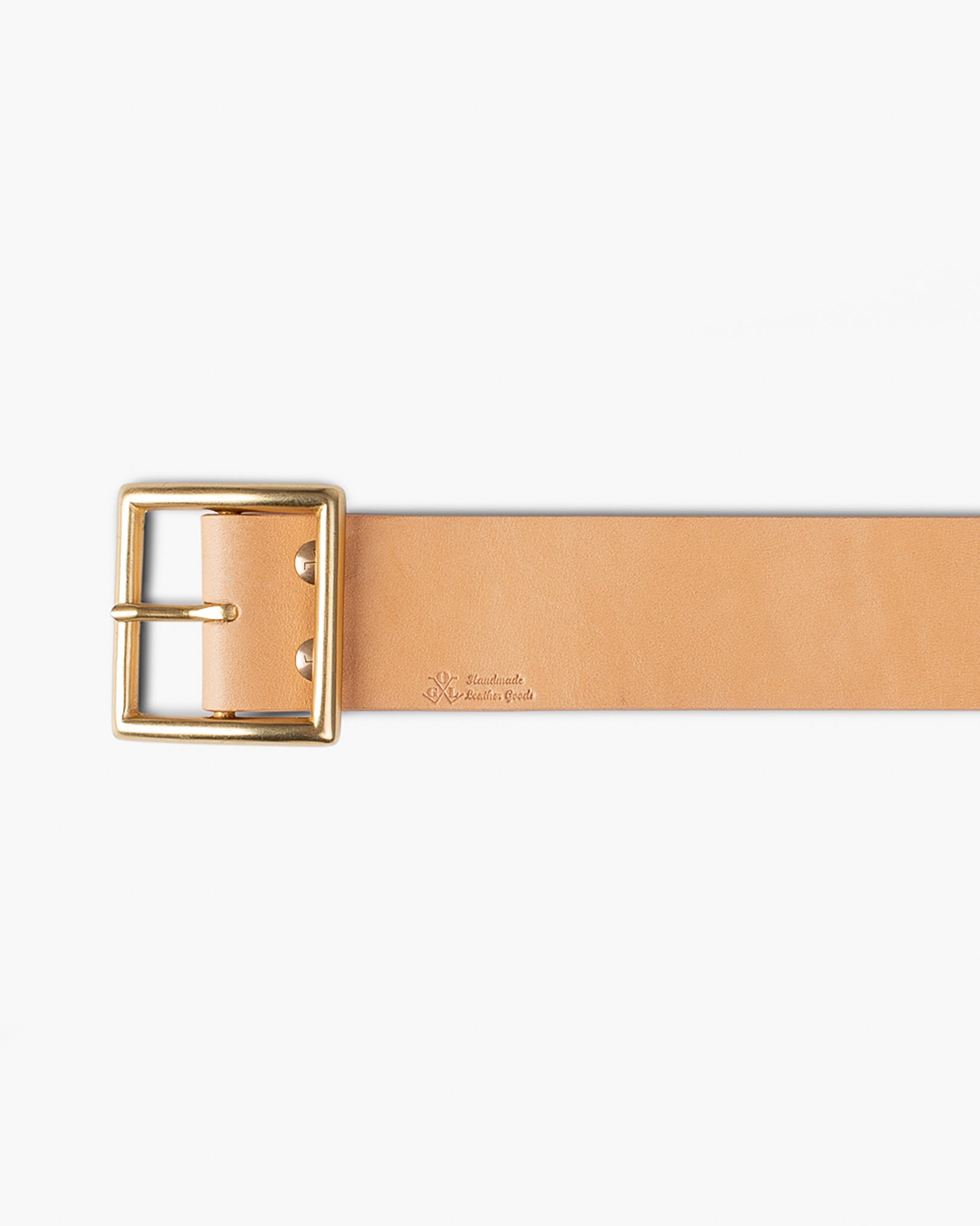 OGL-BELT-VTG1.75-NAT OGL Vintage 1.75" Leather Belt - Natural - 5