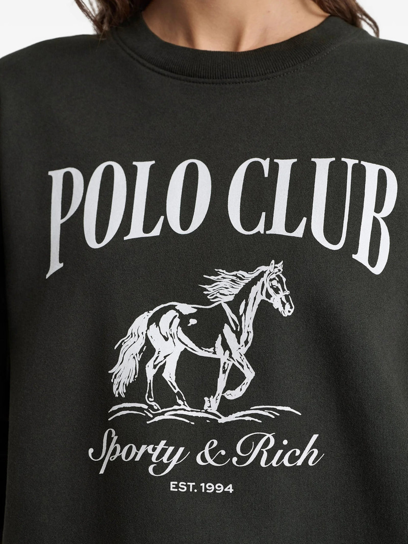 Sporty & Rich Stallion Graphic-print Sweatshirt 4