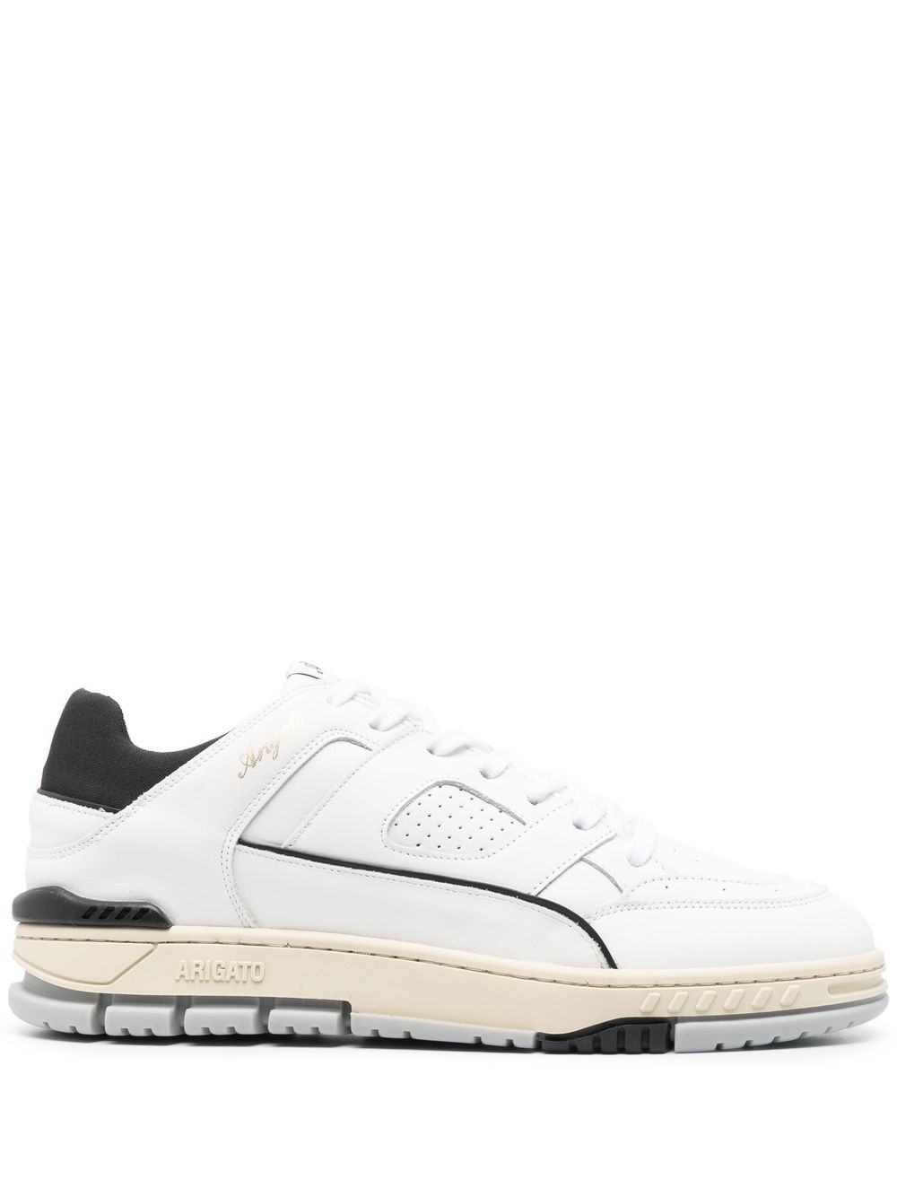 panelled low-top sneakers - 1