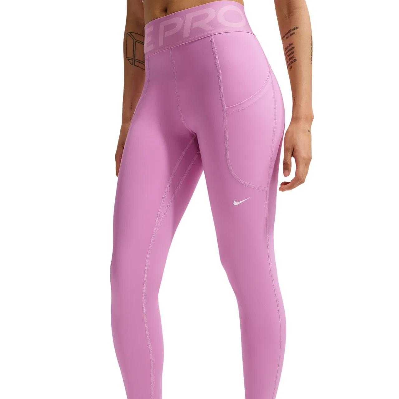Nike Womens Nike Pro Dri-FIT High Rise SCLPT 7/8 Tights - 1