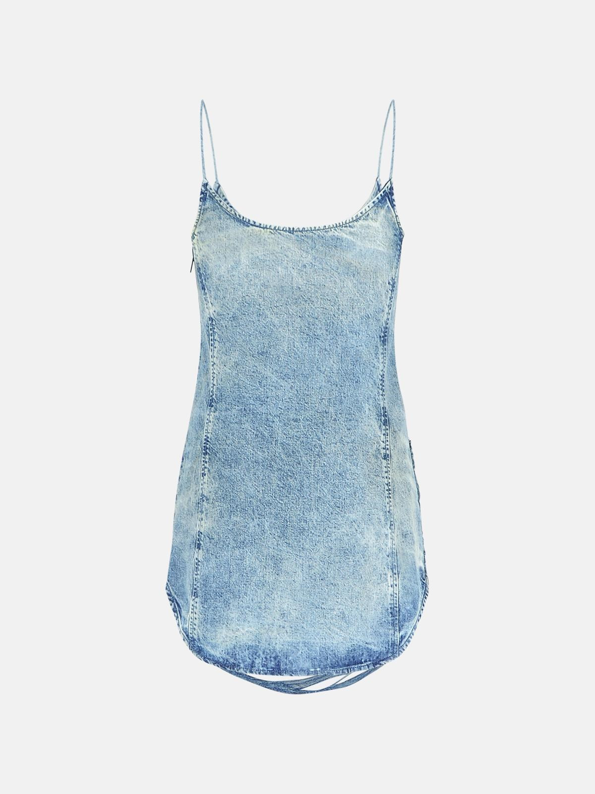 'DRA' LIGHT BLUE DENIM DRESS - 3