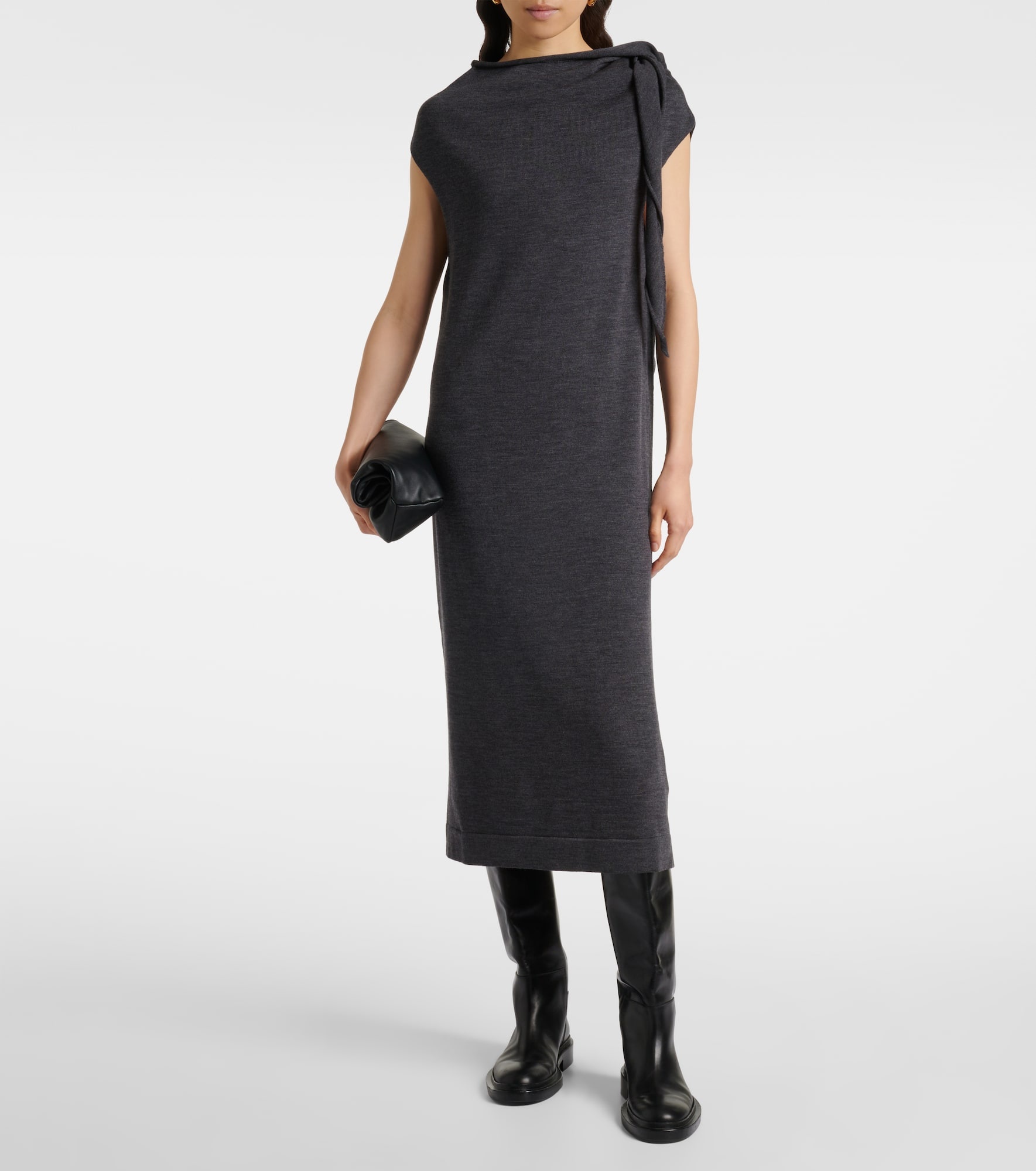 Wool midi dress - 2