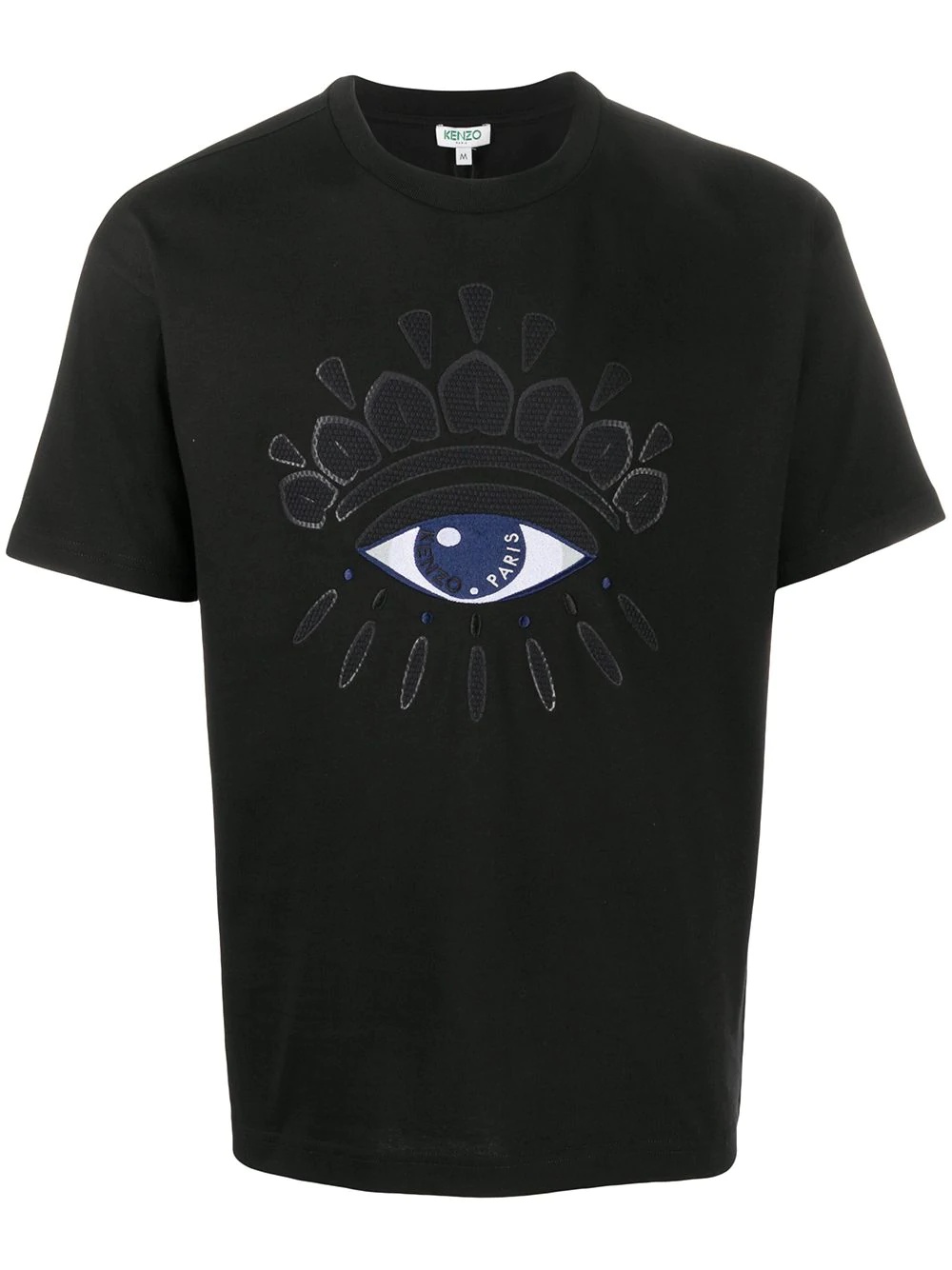 eye print cotton T-shirt - 1