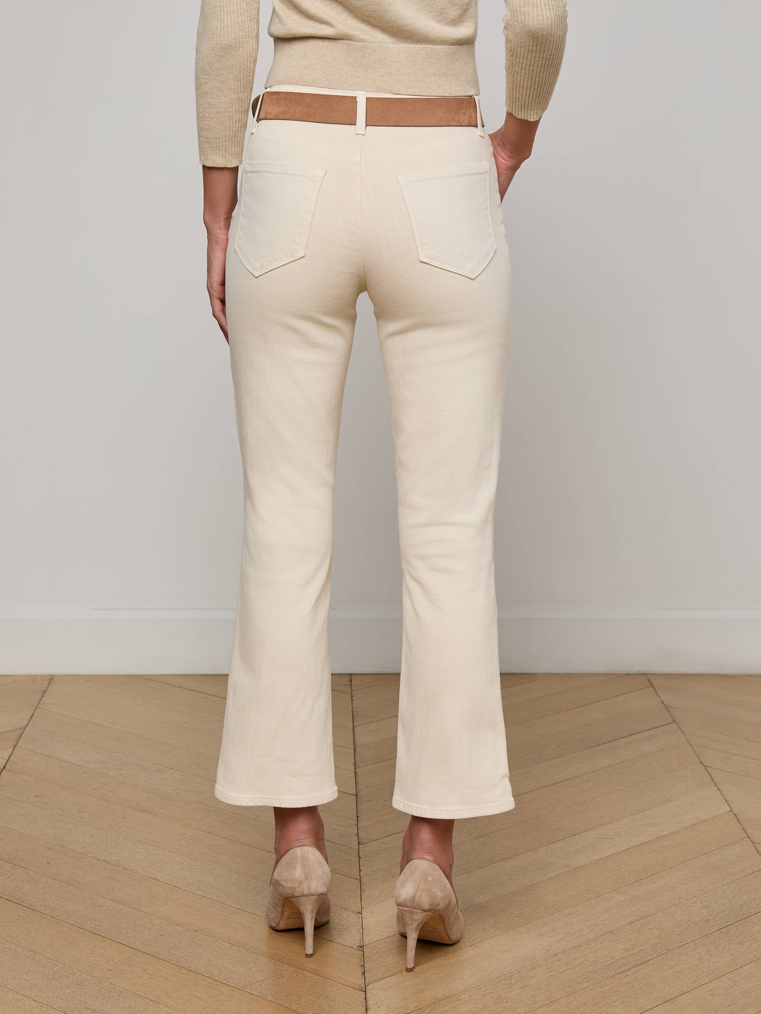 Noya Cropped Slim Flare Jean - 5