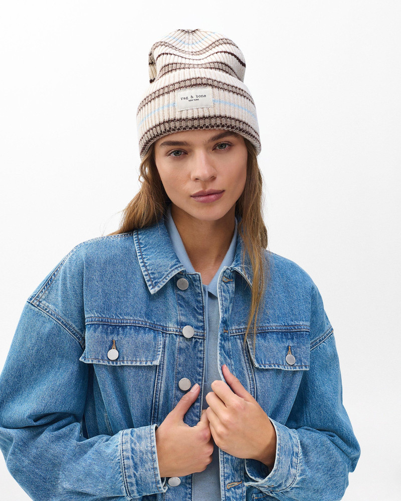 Blake Mutli-Stripe Beanie 1