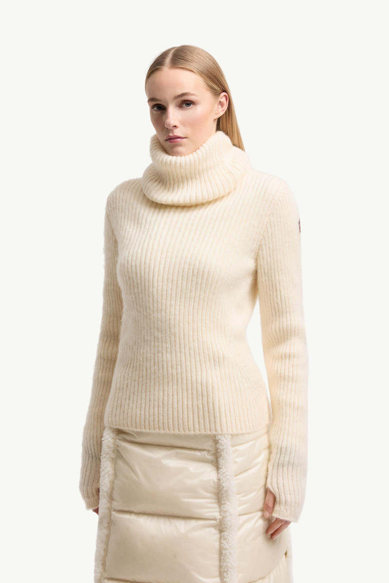 Wool & Mohair Blend Turtleneck Sweater 4