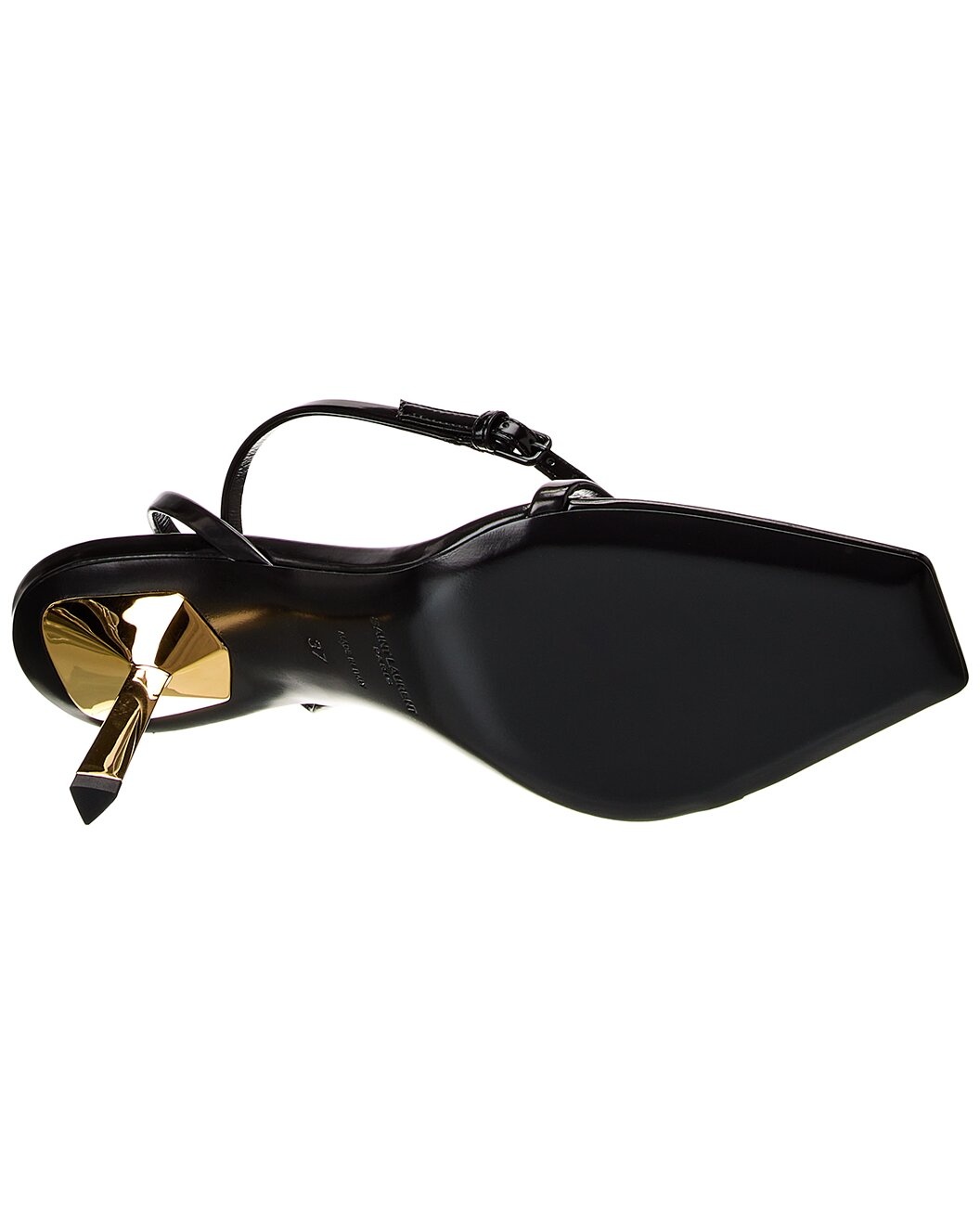 Saint Laurent Lidya 75 Leather Sandal - 4